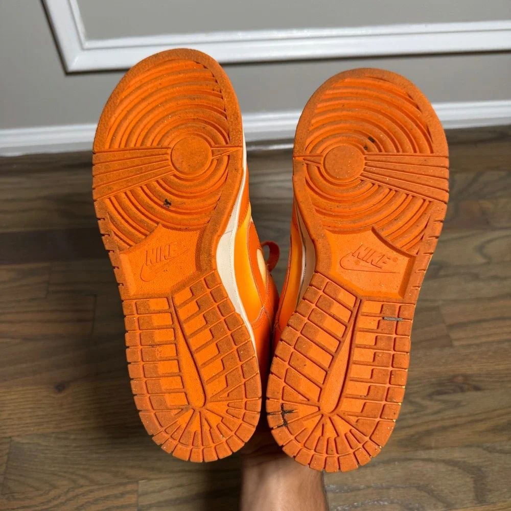 Nike Dunk Low Womens 8.5 Magma Orange DX2953-800 Gradient Pearl White Sneakers